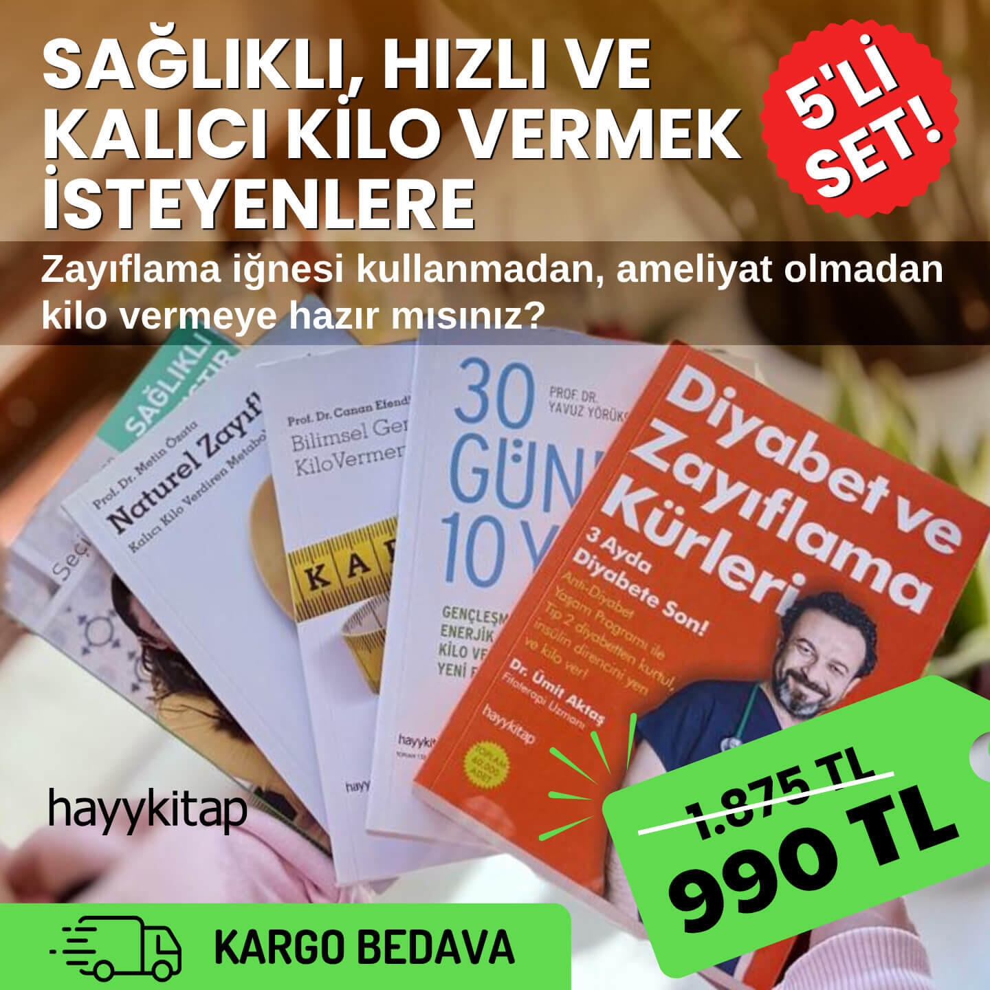 Sağlıklı, Hızlı ve Kalıcı Kilo Vermek İsteyenlere Özel 5'li Set-2