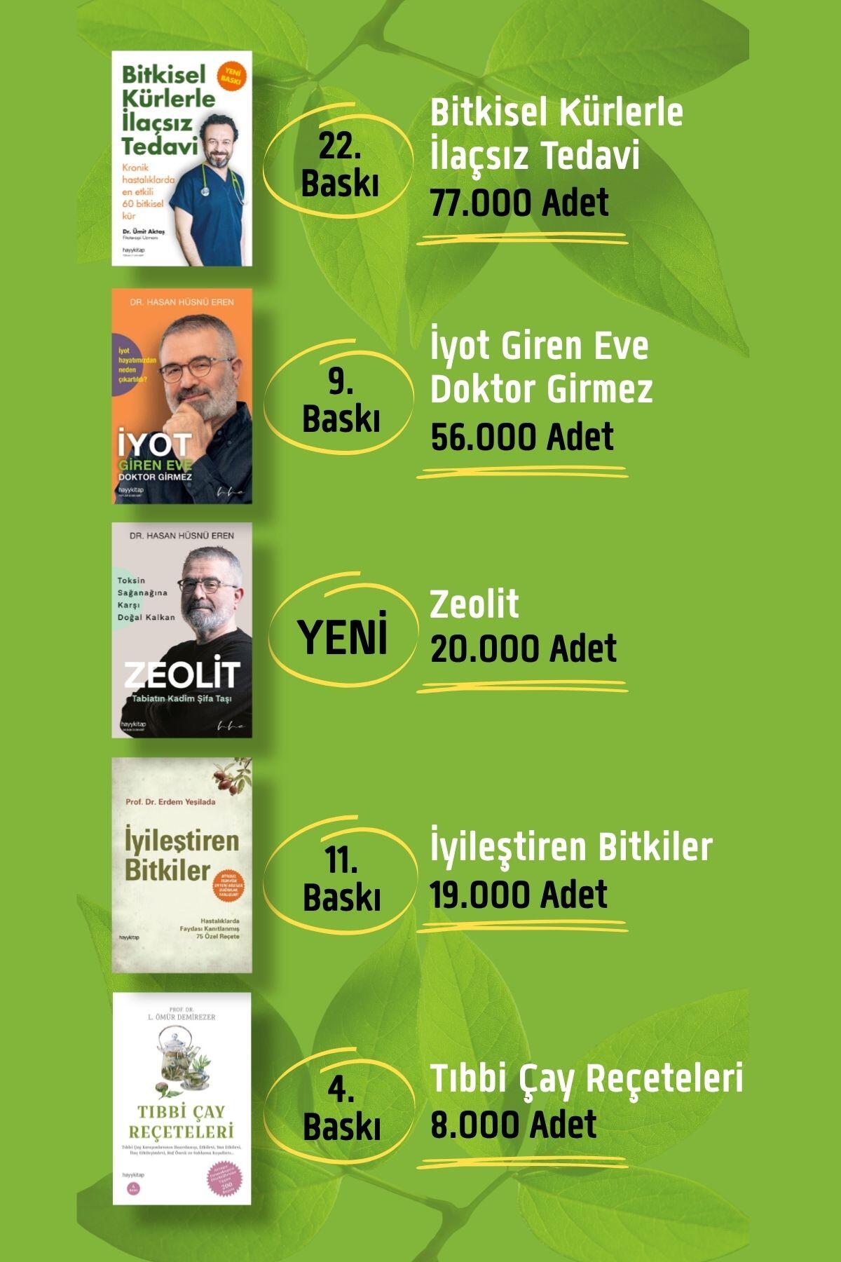 Doğal ve Bitkisel Şifa Seti (5 Kitap)-4