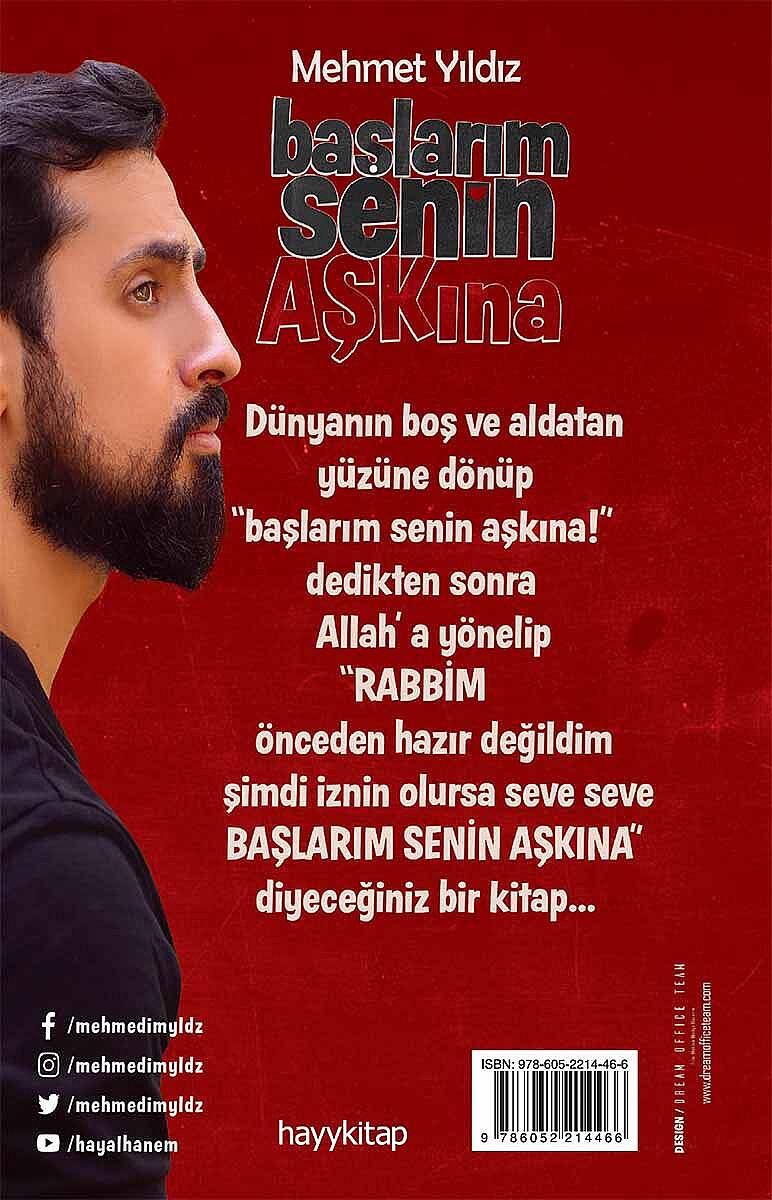 Başlarım Senin Aşkına - Mehmet Yıldız - Kitap Kapak Görseli 2