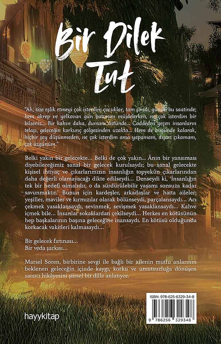 Bir Dilek Tut - Marsel Soren - Kitap Kapak Görseli 2