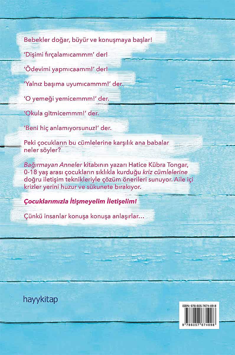 Çocuklarımızla İtişmeyelim İletişelim - Hatice Kübra Tongar - Kitap Kapak Görseli 2