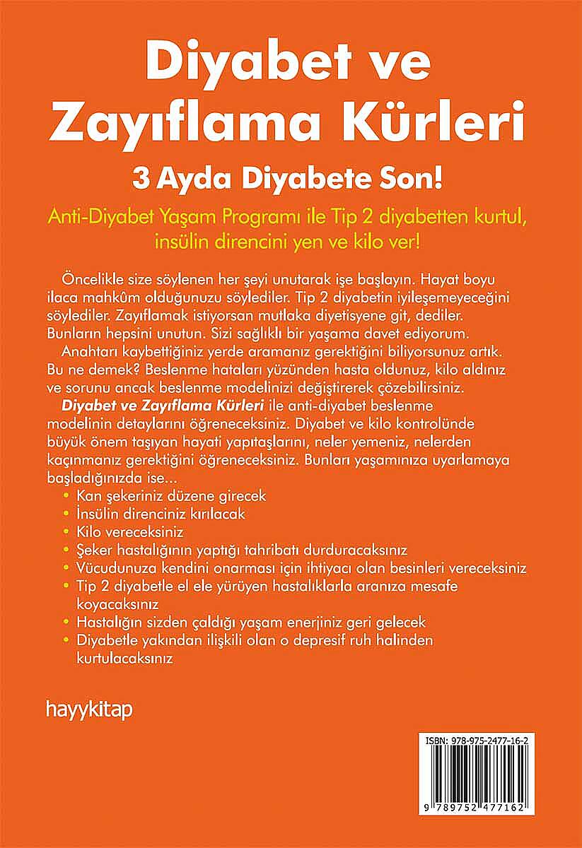Diyabet Ve Zayıflama Kürleri - Dr. Ümit Aktaş - Kitap Kapak Görseli 2