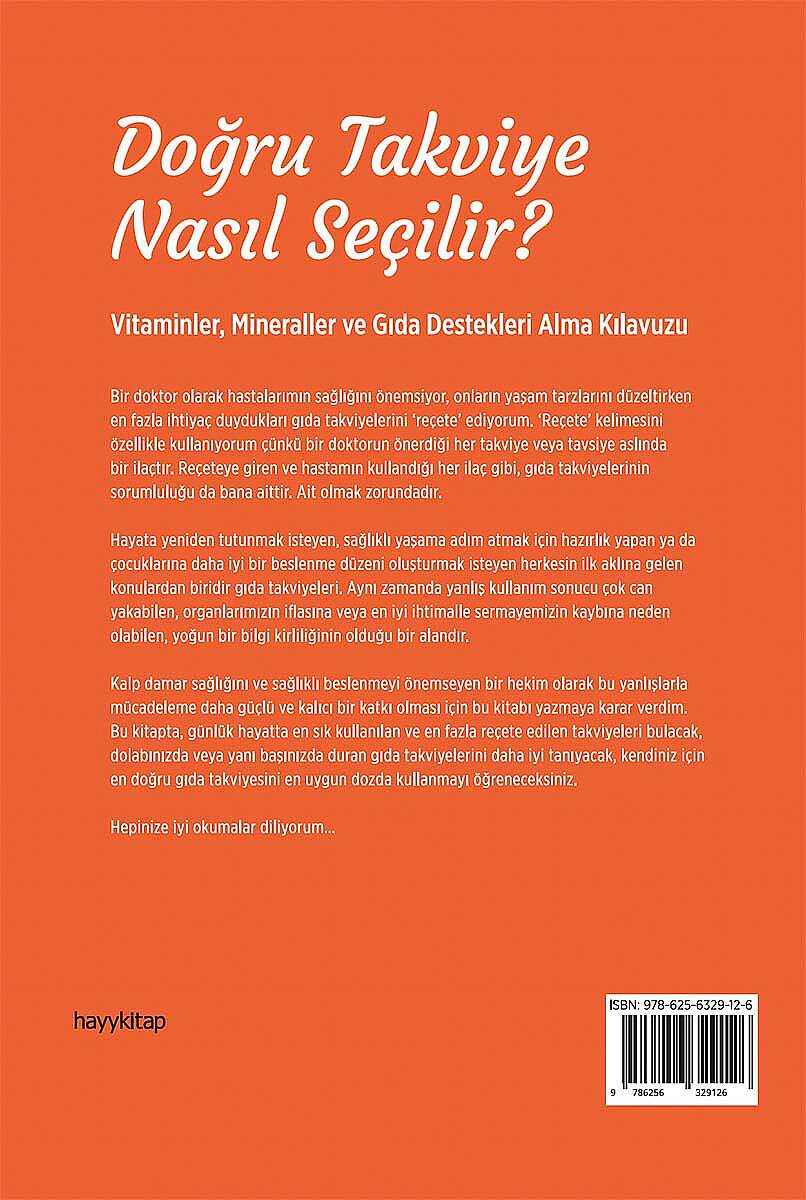 Doğru Takviye Nasıl Seçilir? - Prof. Dr. Muhammed Keskin - Kitap Kapak Görseli 2