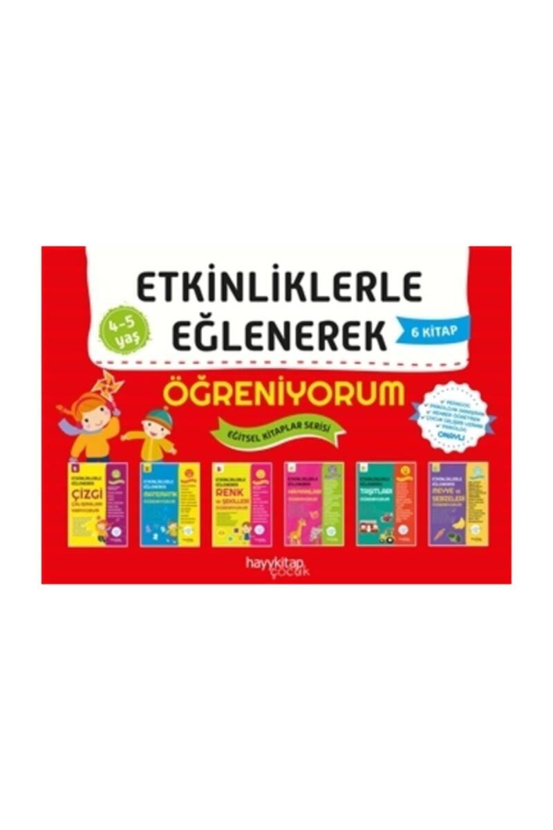 Etkinliklerle Eğlenerek Öğreniyorum [6’lı Set] - Canan Öztürk - Kitap Kapak Görseli 1