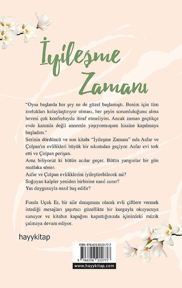 İyileşme Zamanı - Funda Uçuk Er - Kitap Kapak Görseli 2
