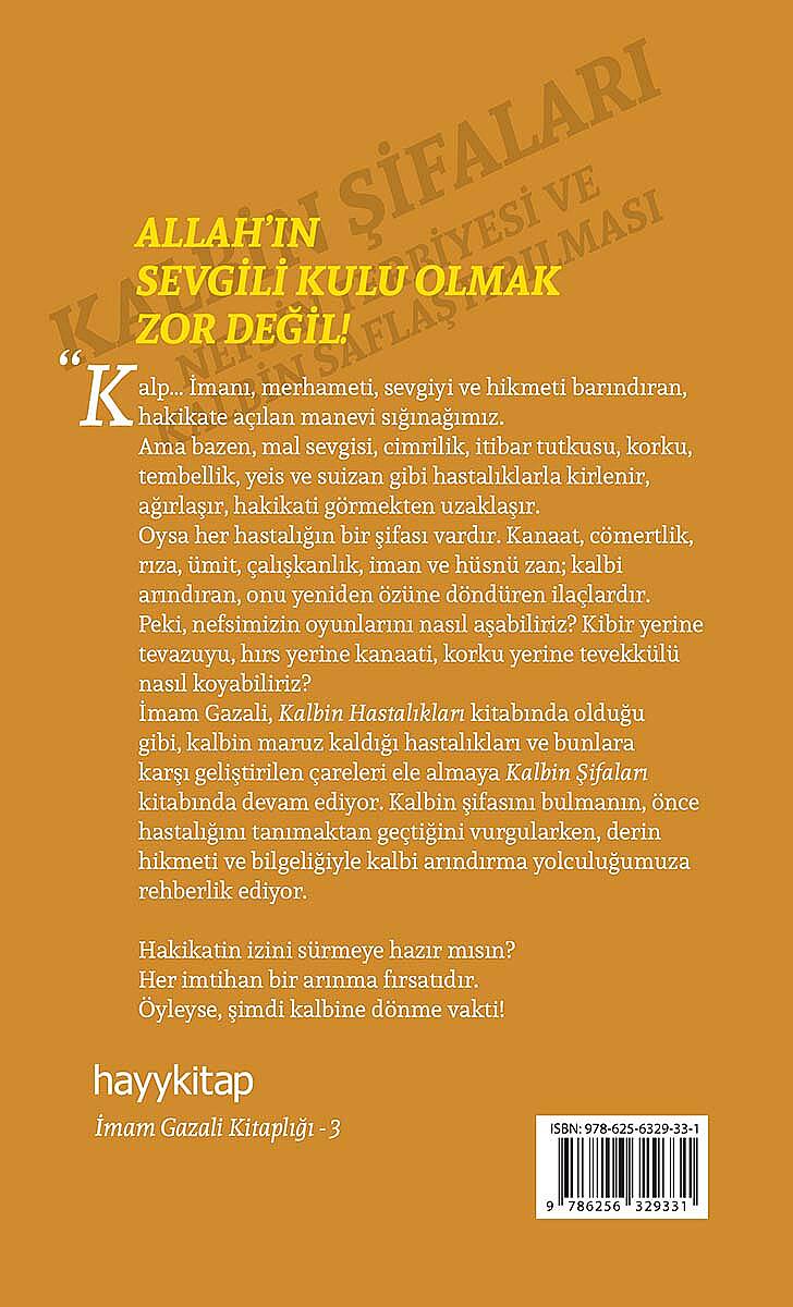 Kalbin Şifaları - Doç. Dr. Fatih Tufan - Kitap Kapak Görseli 2