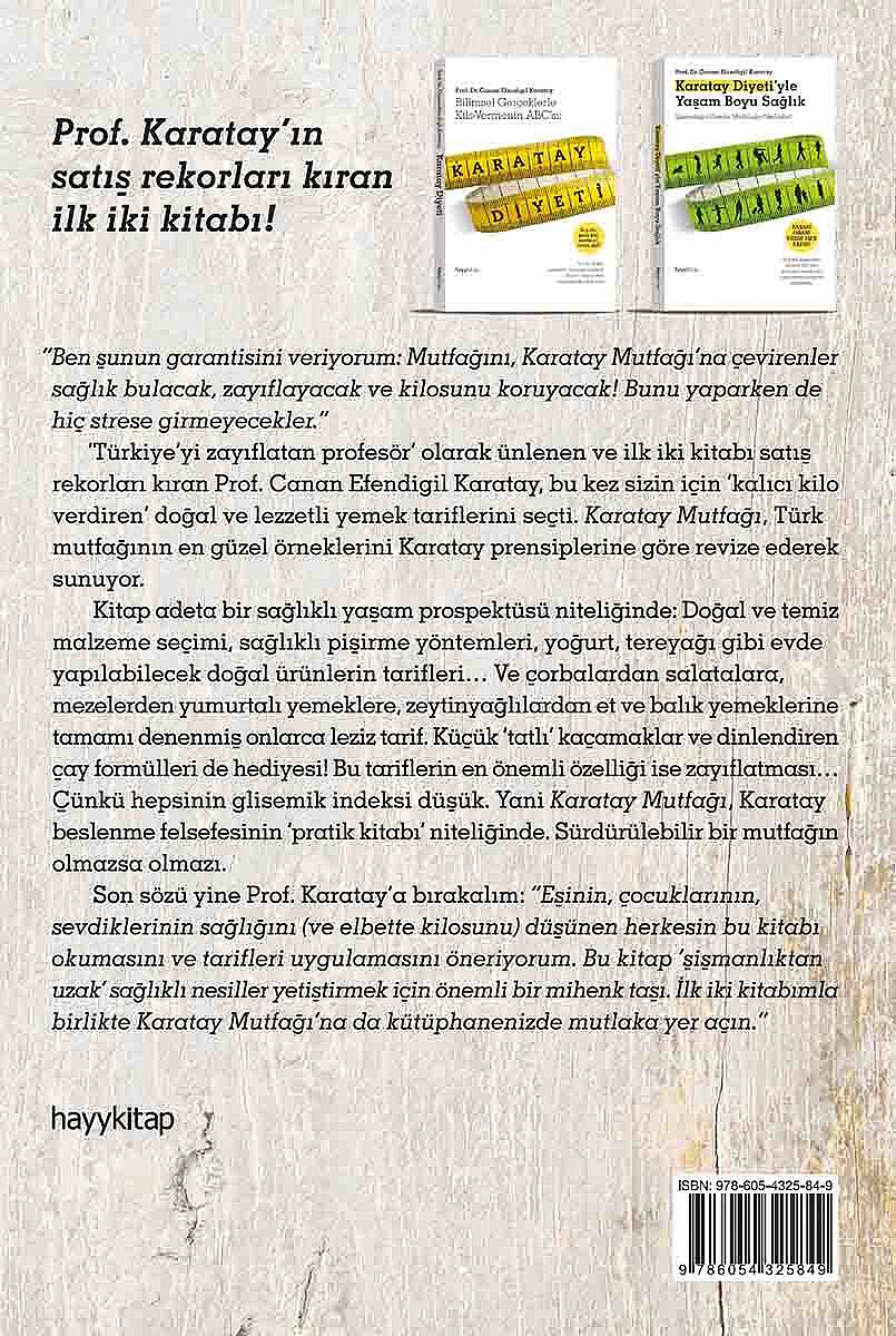 Karatay Mutfağı - Prof. Dr. Canan Efendigil Karatay - Kitap Kapak Görseli 2