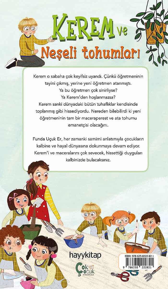 Kerem ve Neşeli Tohumları - Funda Uçuk Er - Kitap Kapak Görseli 2