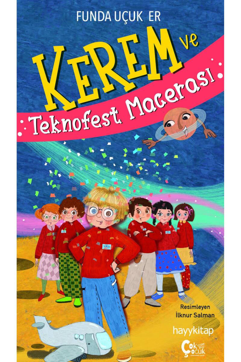 Kerem ve Teknofest Macerası - Funda Uçuk Er - Kitap Kapak Görseli 1