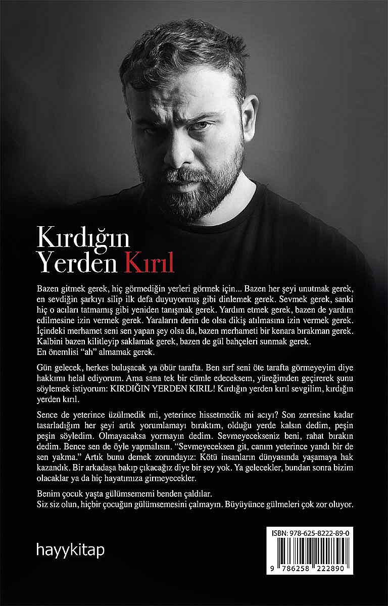 Kırdığın Yerden Kırıl - Zeus Kabadayı - Kitap Kapak Görseli 2