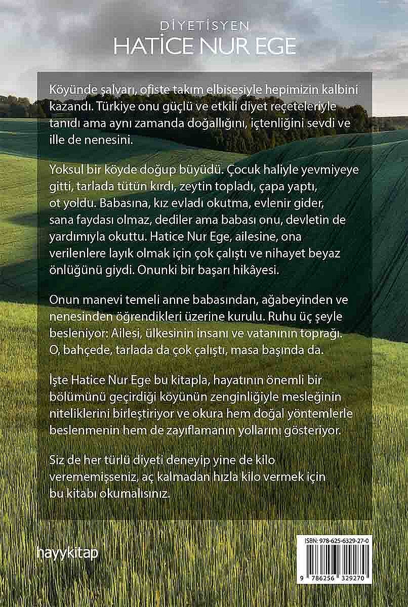 Köyden Şehre Doğal Reçeteler - Diyetisyen Hatice Nur Ege - Kitap Kapak Görseli 2