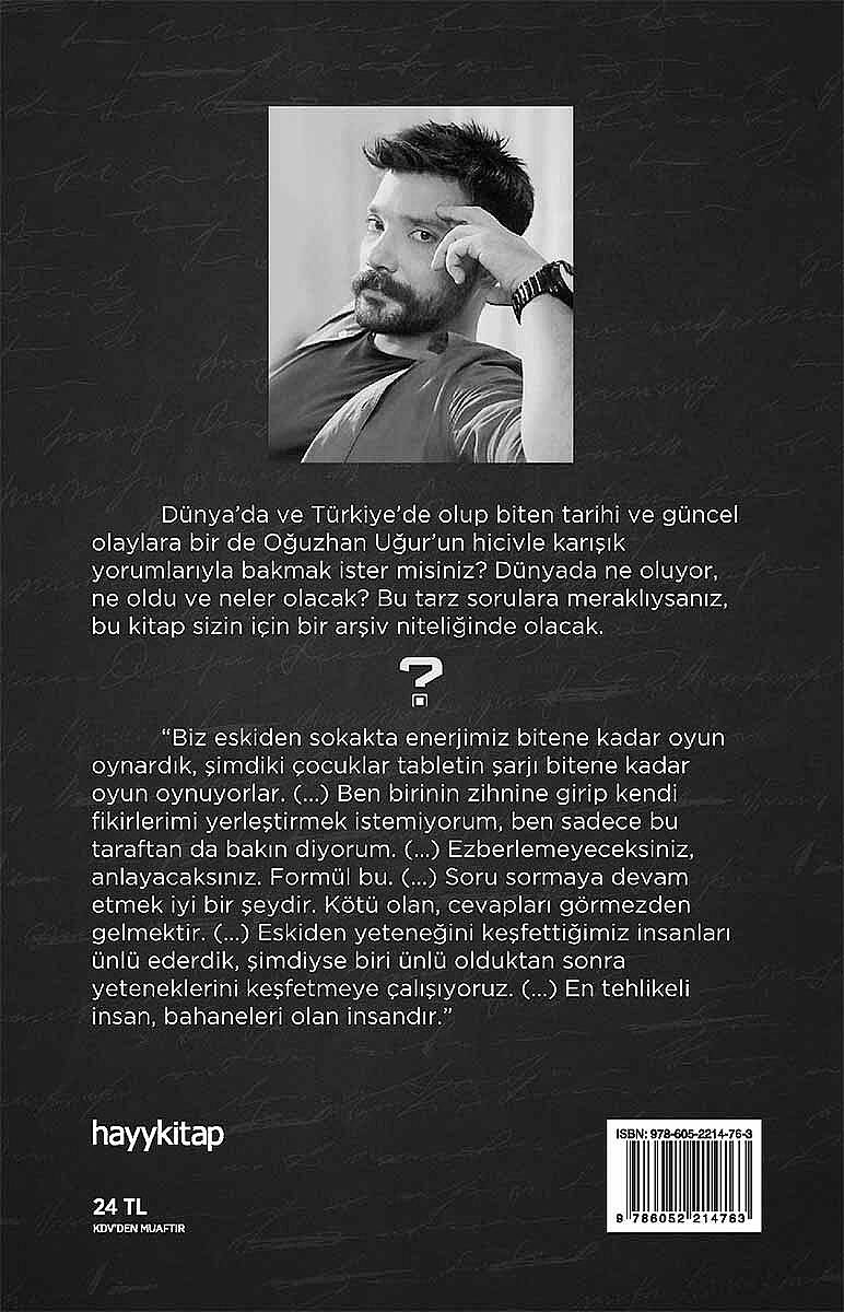 Mevzular - Oğuzhan Uğur - Kitap Kapak Görseli 2