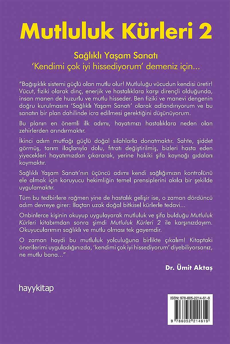 Mutluluk Kürleri 2 - Dr. Ümit Aktaş - Kitap Kapak Görseli 2