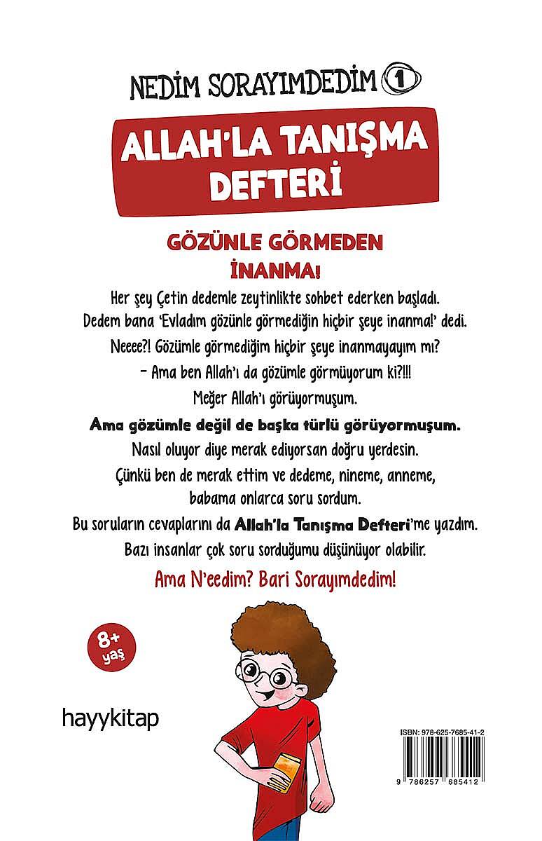 Nedim Sorayımdedim 1 Allah’la Tanışma Defteri - Hatice Kübra Tongar - Kitap Kapak Görseli 2