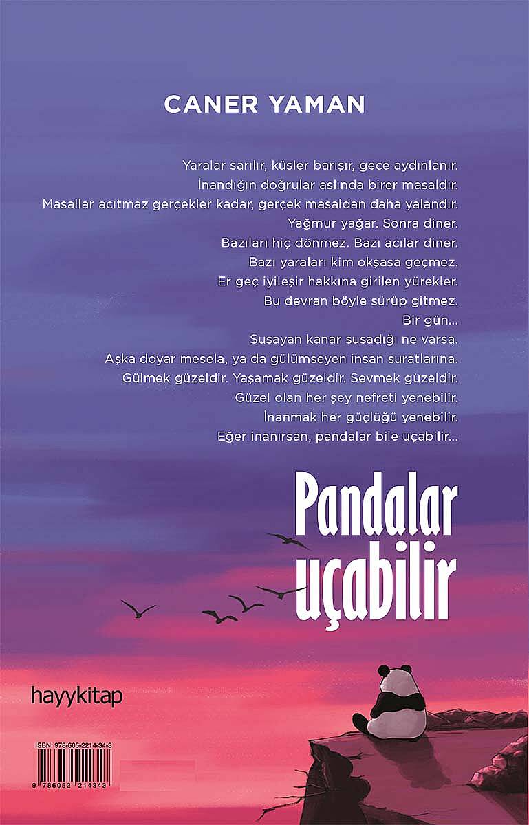 Pandalar Uçabilir - Caner Yaman - Kitap Kapak Görseli 2