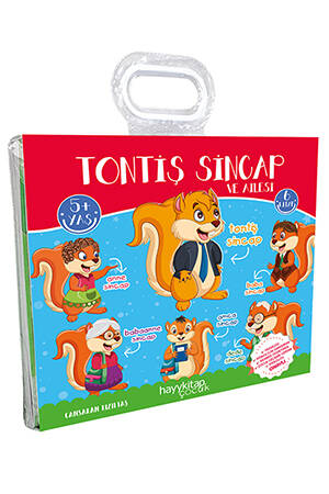Tontiş Sincap Ve Ailesi [6’lı Öykü Seti] - Cansaran Kızıltaş - Kitap Kapak Görseli 1