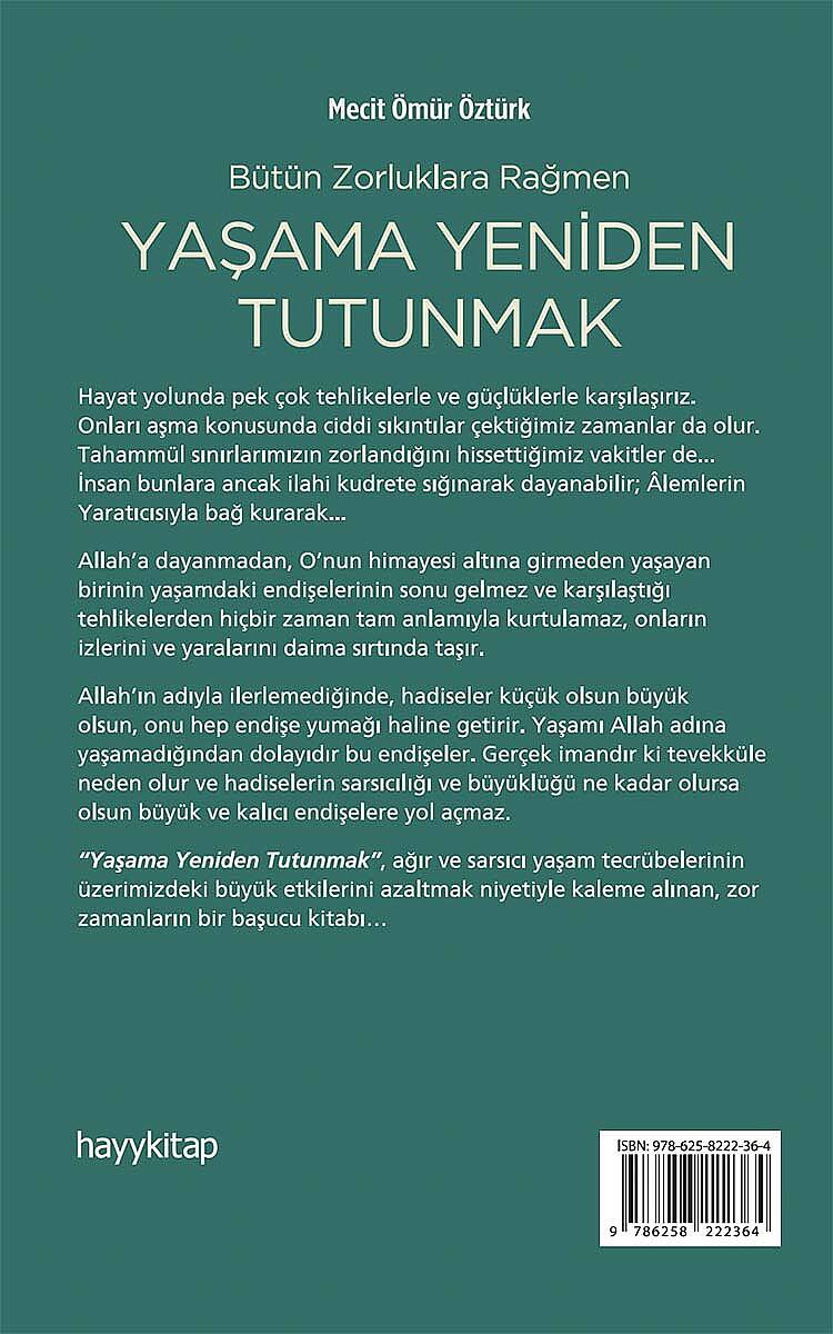 Yaşama Yeniden Tutunamak - Mecit Ömür Öztürk - Kitap Kapak Görseli 2
