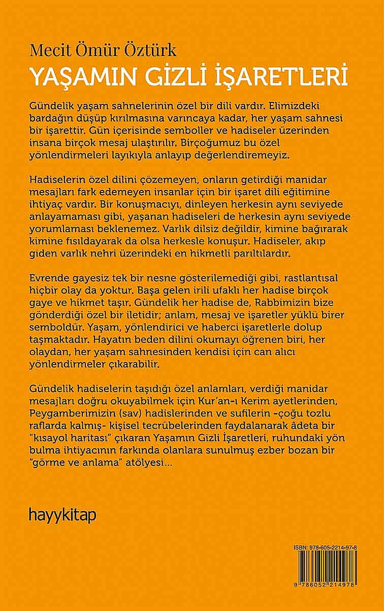 Yaşamın Gizli İşaretleri - Mecit Ömür Öztürk - Kitap Kapak Görseli 2